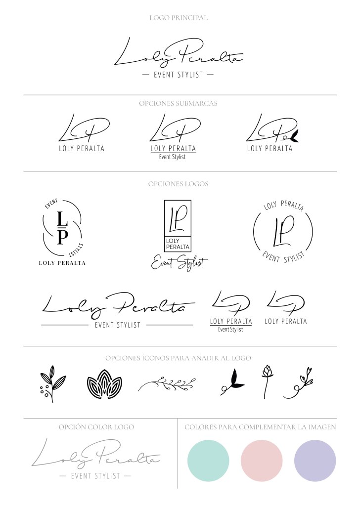 propuestas de logo para organizadora de eventos