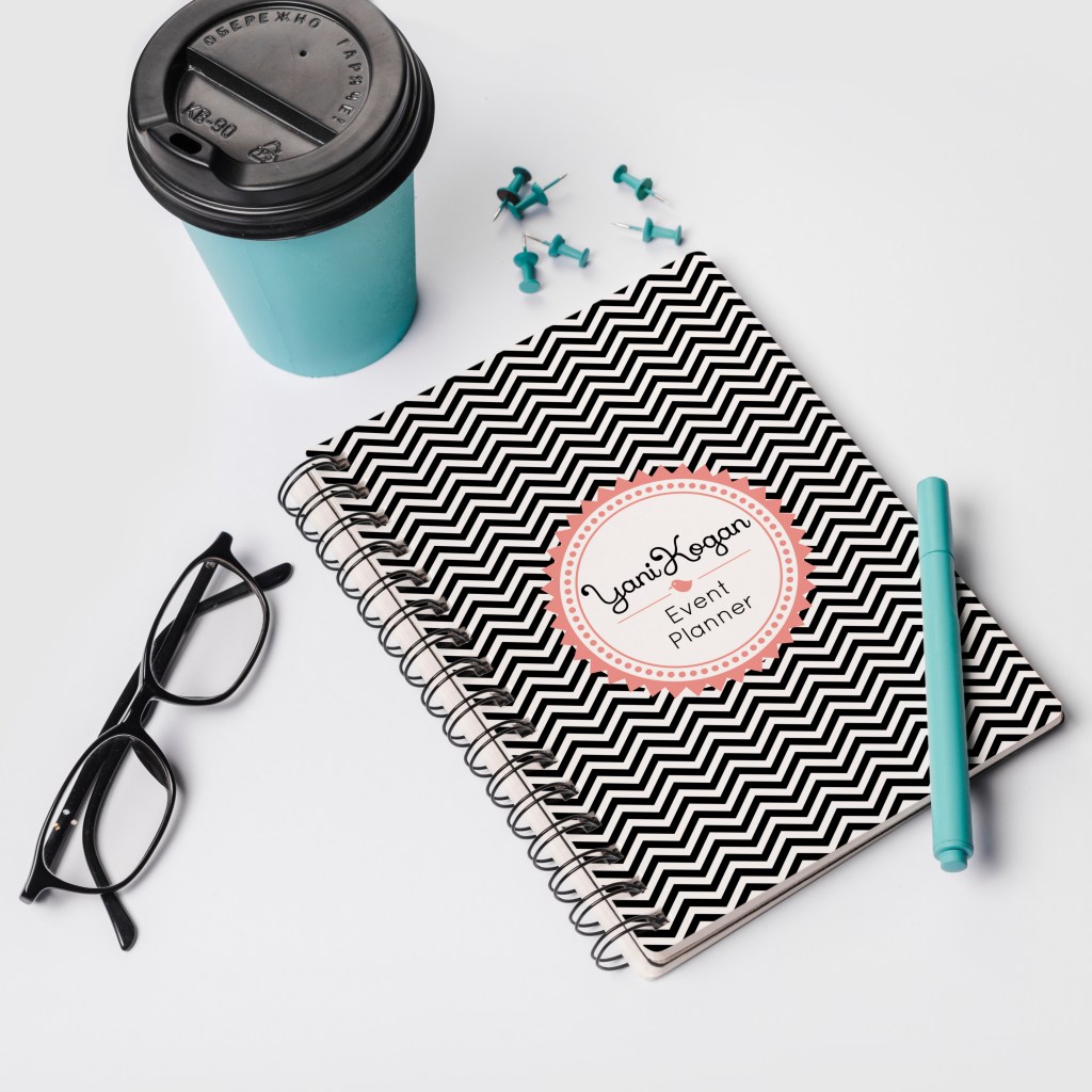 cuaderno personalizado para organizadora de eventos