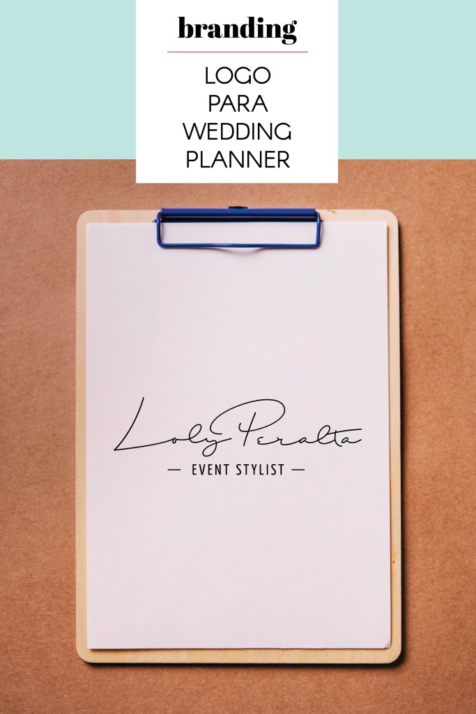 diseño de logo para wedding planner