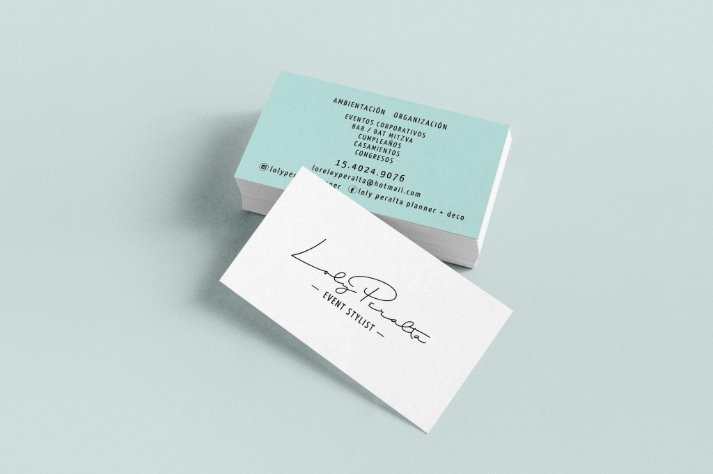 tarjeta personal de wedding planner en buenos aires argentina